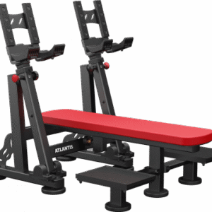 Flat dumbbell bench with pivots