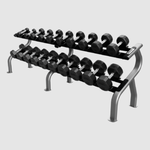 10 Pair Dumbbell Saddle Rack