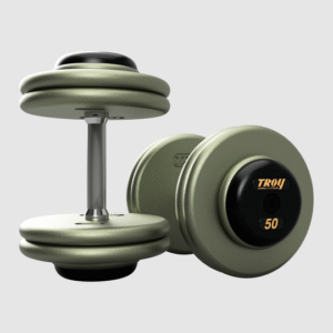 Pro-Style Iron Dumbbell 5-50 Lb Set (5 Lb Increments)
