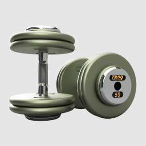 Pro-Style Iron Dumbbell 5-50 Lb Set (5 Lb Increments)