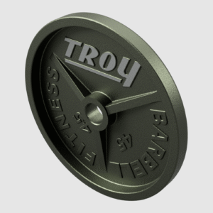 Premium Grade Fully Machined Gray Olympic Iron Plate - Wide Flange For Easy Lifting