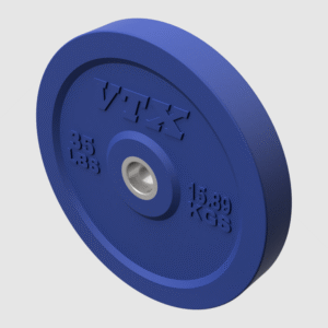 Blue 35Lb Solid Bumper Plate