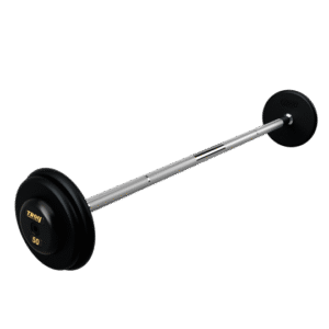 Pro-Style Straight Barbell 25-115 Lb Set (10 Lb Increments)