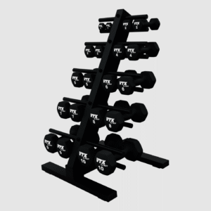 Black Aerobic Db 1-10 W/ Compact Floor Rack