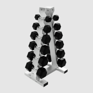 Rubber 6 Pair Db 5,10,15,20,25 & 30Lb Ket W Vert Rack