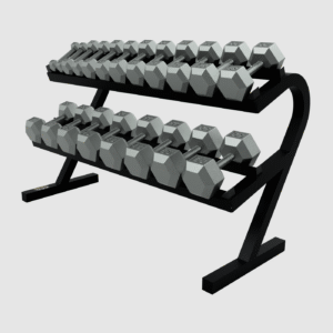 10 Pair Rail Rack W/ Hex Cast Dbs