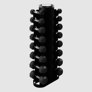 2 Sided Vert Rack W/ 8 Pair Rubber Dbs